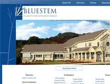 Tablet Screenshot of bluestemcenter.com